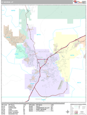 St. George Digital Map Premium Style